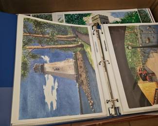 Prints by local Huntsvillian artist Frank Barnett