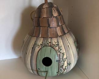 Large Painted Bird House