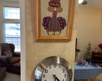 Clock and Wall Art