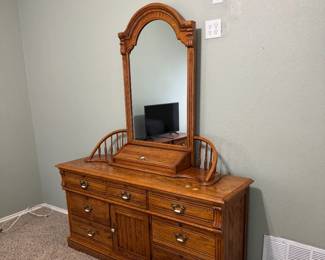 Master Bedroom Dresser and Mirror