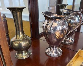 Silverplate and Brass items