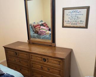 Bedroom Dresser and Mirror