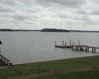 We are right out on the water!