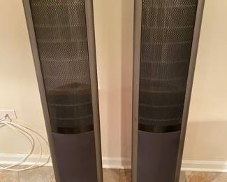 2002 Martin Logan Clarity Floor Speakers, Cherry Finish