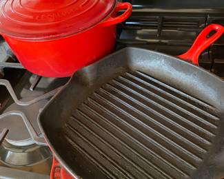 Le Creuset Dutch Oven, Griddle