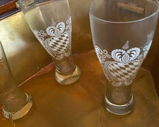 Crystal Pilsner Glasses