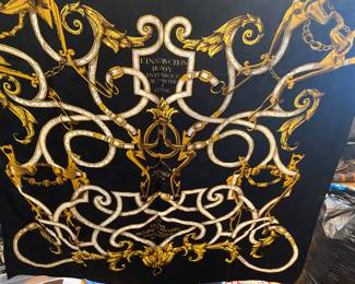 Herme's Paris, 100% Silk Scarf