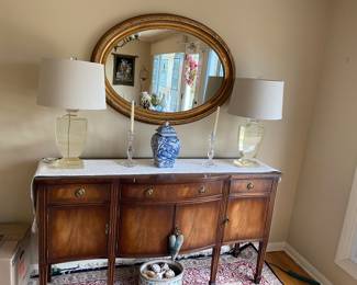 Vintage Mahogany Side Board.