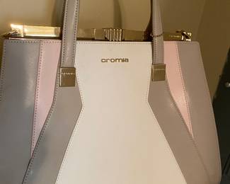 Cromia Leather Hand Bag. Made in Italy