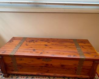 Vintage Cedar Blanket Chest