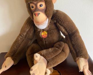 Steiff Jacko ( Large). Tagged/Button in Ear