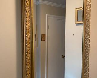 Vintage Beveled Gilt Gold Mirror