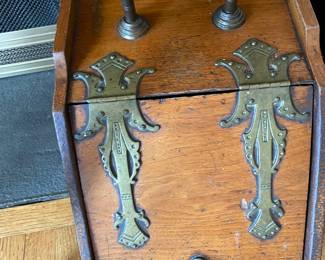 Antique Fireplace Ash Box