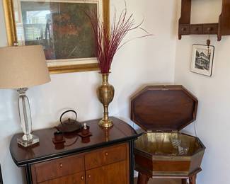 Century Furniture Portable Serving Cart.