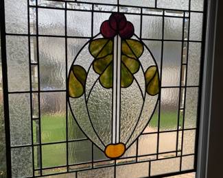 Stained Leaded Glass Window