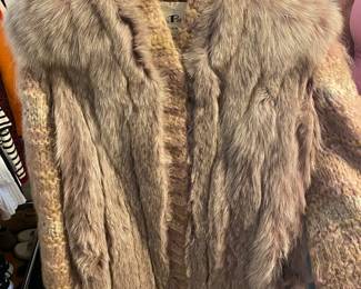 Mohair /Fox Fur Jacket