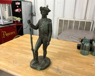 Austin Productions Revolutionary War Statue 1970's