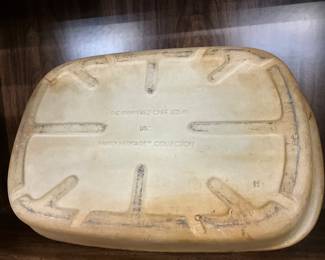 Pampered Chef Family Heritage Stoneware Large Roaster Pan