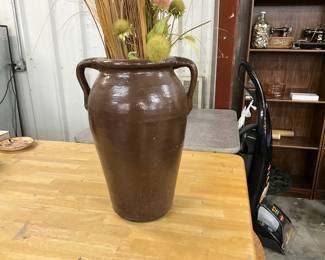 Brown Pottery Vase