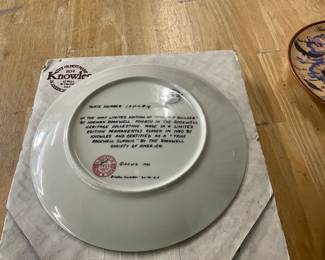 Norman Rockwell Collector Plate "The Ship Builder"