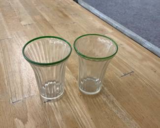 Hazel Atlas Depression Glass Green Tumbler