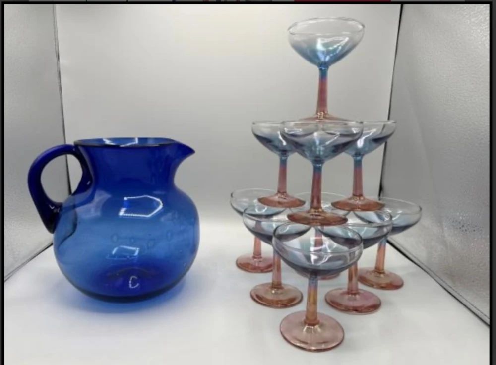 MCM Margot Blair Coupe Blue Pink glasses.