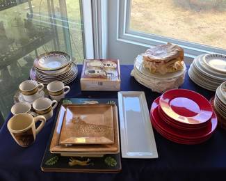 Bowls and plates from $1 each