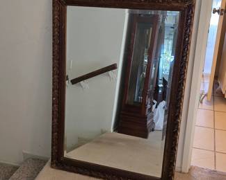 Vintage JA Olson wall mirror