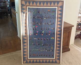 Hmong story cloth cultural art