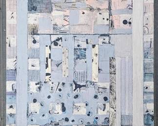 Japanese artist Kunimi Terada. 12 x 12 abstract.