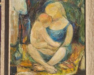 Large 1964 oil signed Tanner.