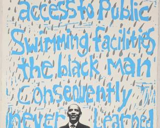 Michael Deyermond Obama  Serigraph.