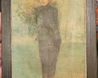 Small Milano Kay encaustic.