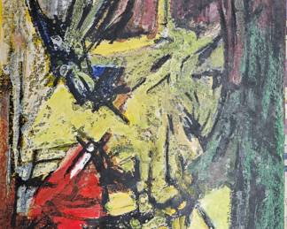 Gloria Dudfield gouache on paper.