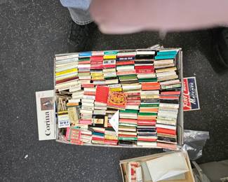 Huge vintage matchbook collection.
