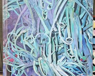 Pat Berger. 48 x 36 oil painting..