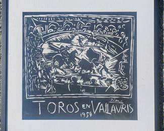 Picasso print. 1954.