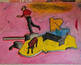 Pierre Picot. 14 x 18 pastel.