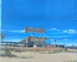 Jeff Fleming 36 x 25 desert painting.
