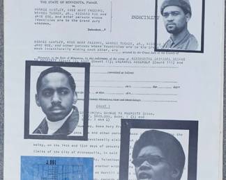 Rare Black Panthers wanted poster.