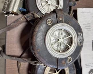 Antique watchman clocks w/ key. 