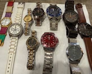 Watches - Fossil, Geneva, McyKcy, Marie Lourdes, Pulsar - Ducks Unlimited, Invicta, Guess
