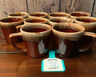 McCoy Pottery - Set Of 10 Coffee Mugs