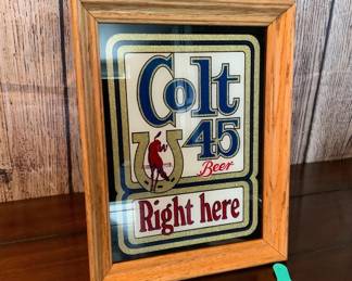 Vintage Colt 45 Mirror