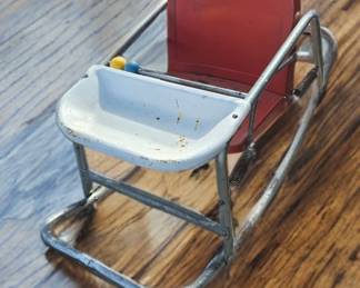 Vintage Metal Baby Rocker