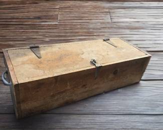 Vintage Wooden Tool Chest