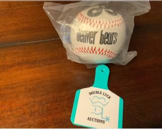 Vintage Denver Bears Baseball
