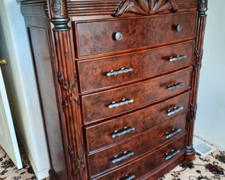 1 of 5 high boy matches bedroom set