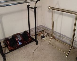 Mid Century Standing Brass Quilt Rack