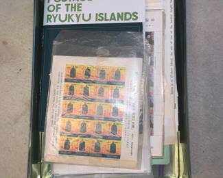 PPE022 Collection of Vintage Ryukyu and Several International Stamps 